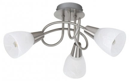 -JENNA-PLAFONSKA LAMPA 3X40W, SATEN-HROM, RABALUX